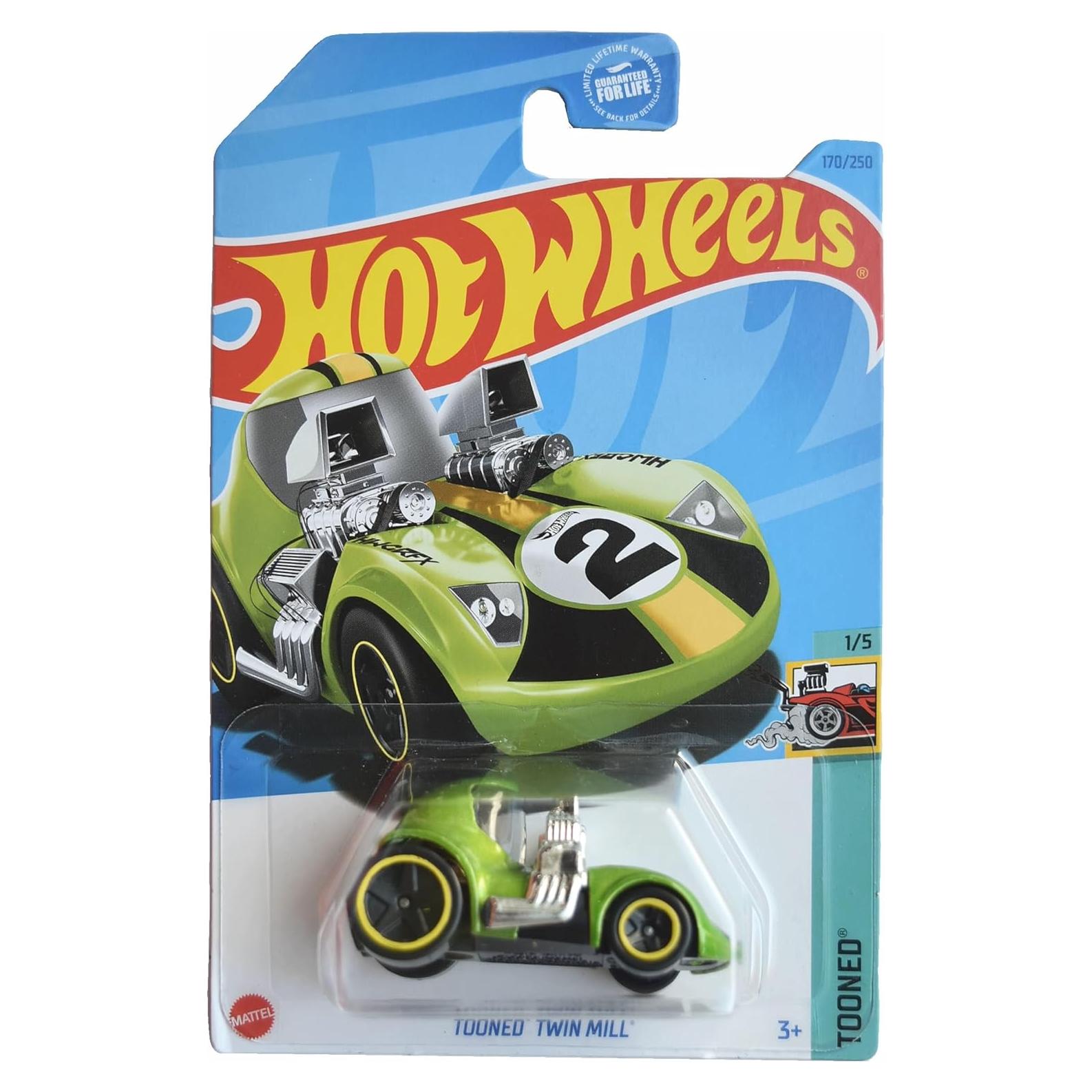 Coche Diecast Hot Wheels Tooned Twin Mill Verde 1:64