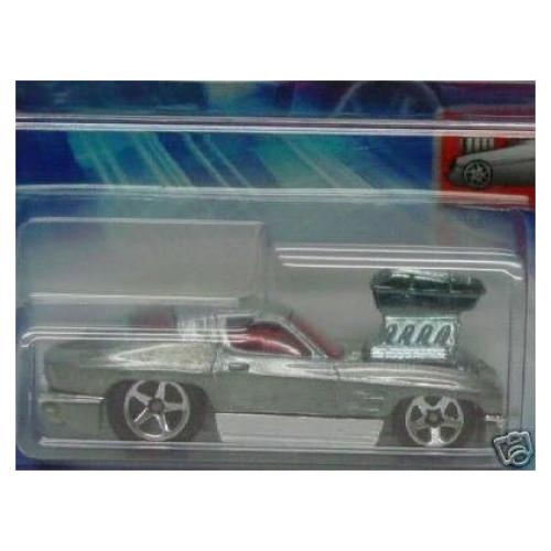 Coche Die Cast Hot Wheels 2004 Corvette Plata 1:64