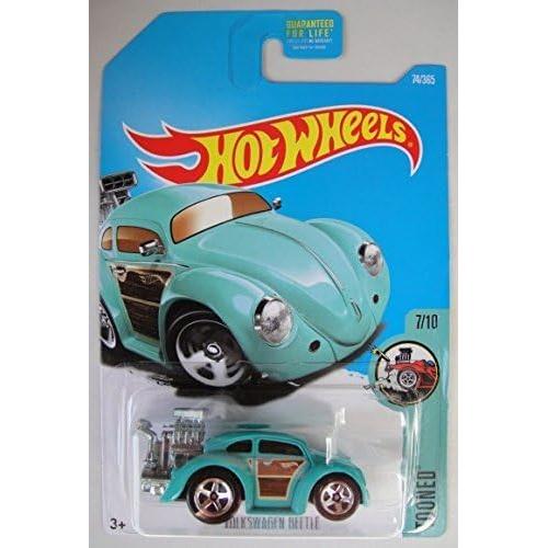 Hot Wheels Volkswagen Beetle Tooned 2017 1:64 Turquesa