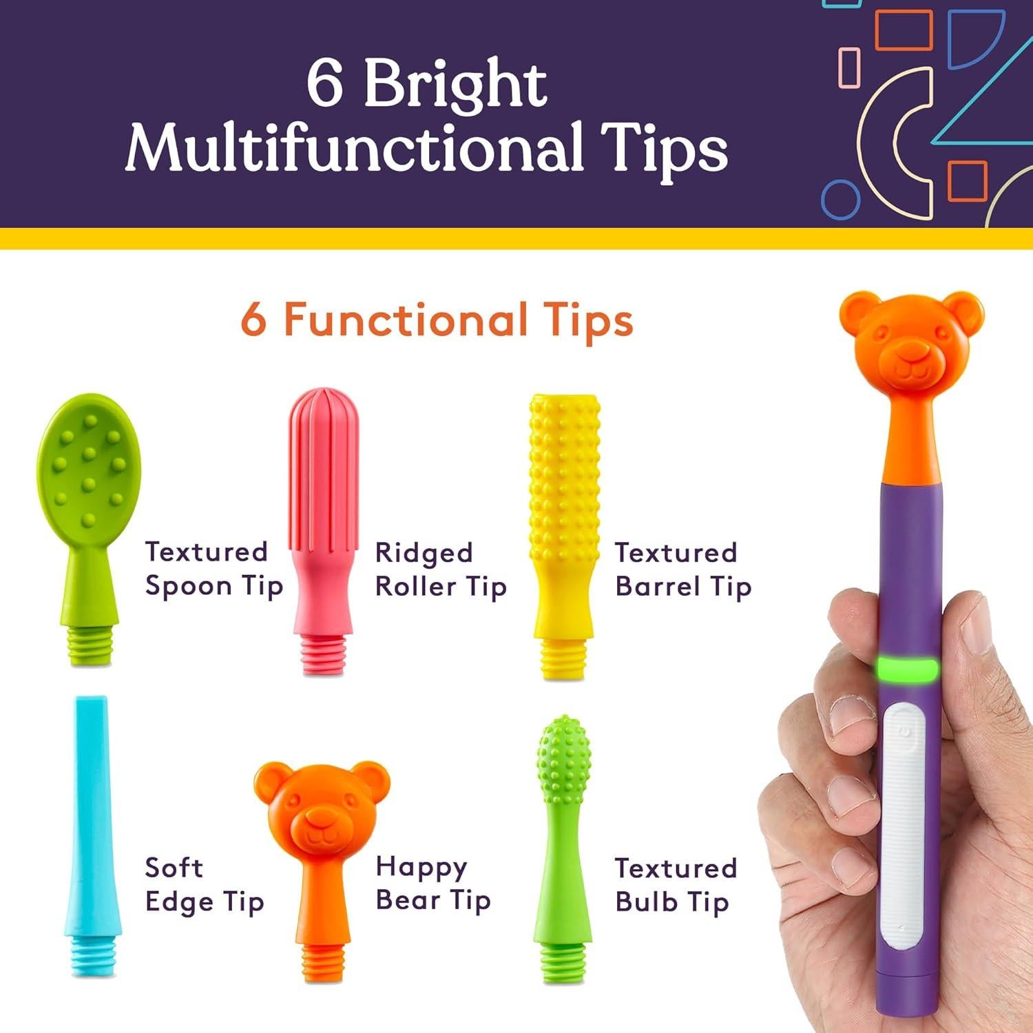 Kit de Estimulación Oral Buzz Buddy Suministros Especiales 6 Cabezas