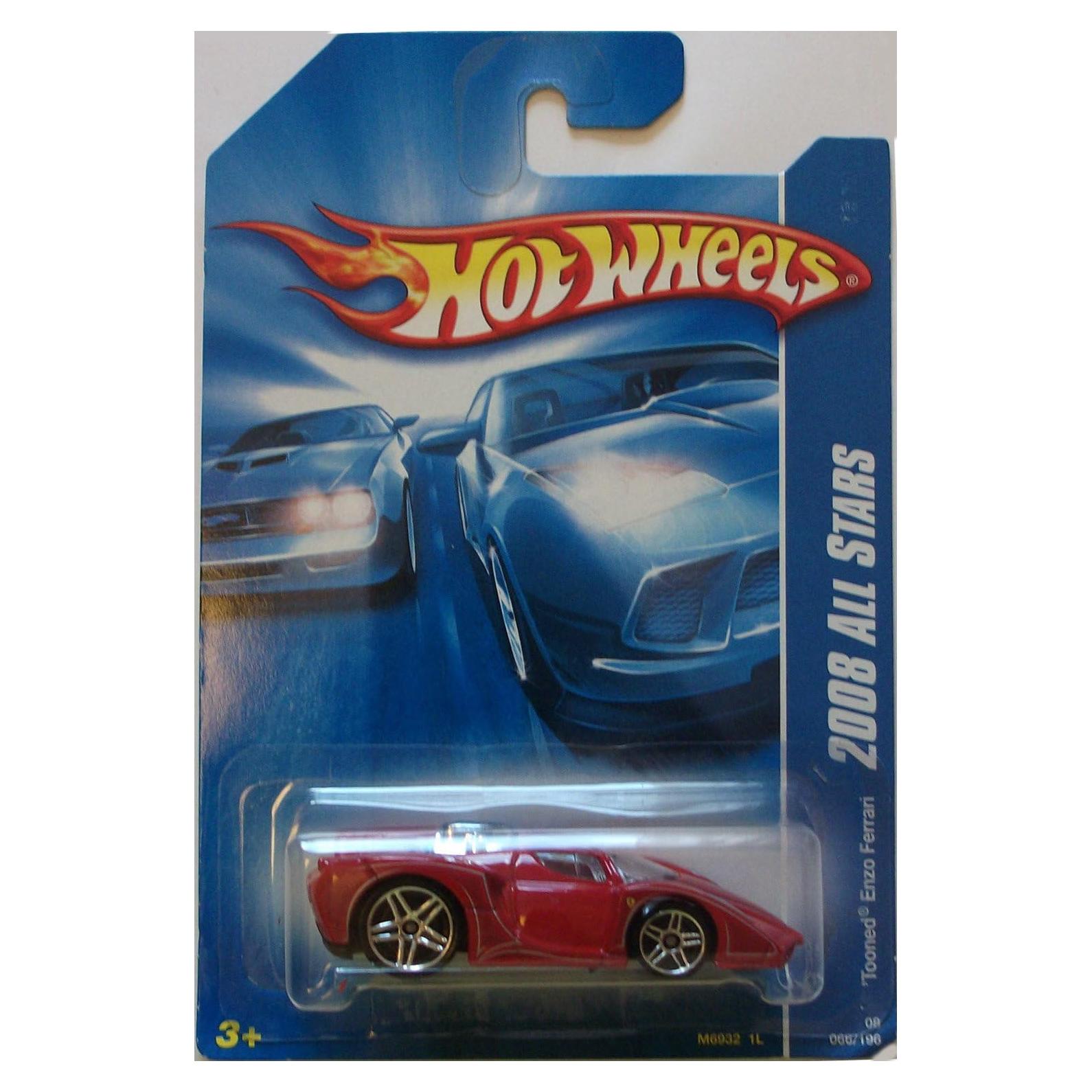 Hot Wheels Enzo Ferrari 1:64 Escala Rojo Tooned 2008