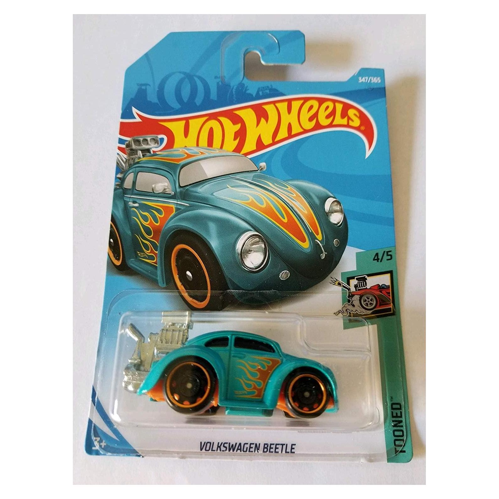 Hot Wheels Volkswagen Beetle Azul Claro 1:64 Coleccionable