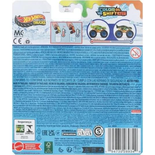 Hot Wheels Monster Trucks Mega Wrex 1:64 Cambio de Color