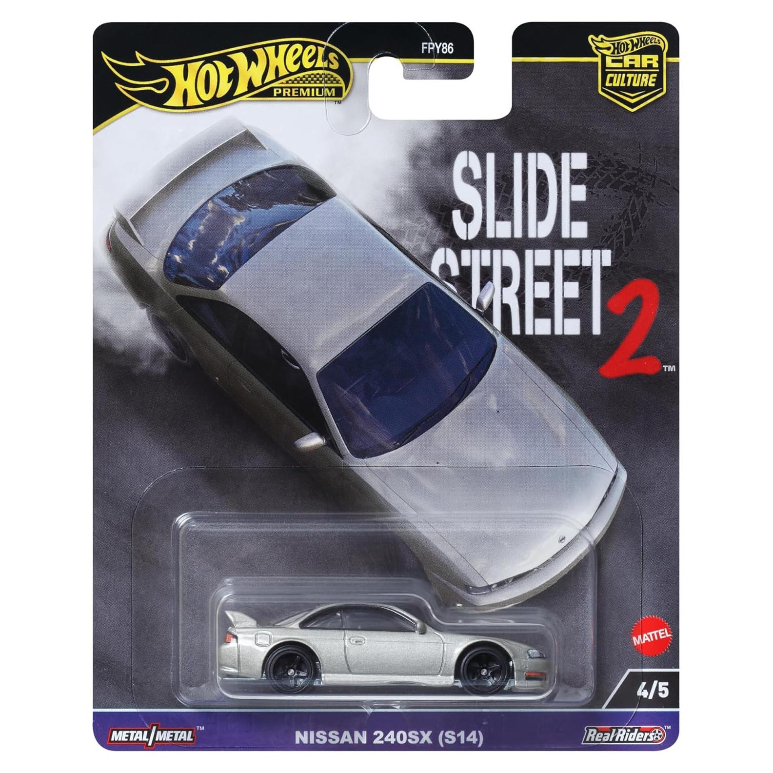 Coche de Juguete Hot Wheels Premium Nissan Silvia S14 1:64