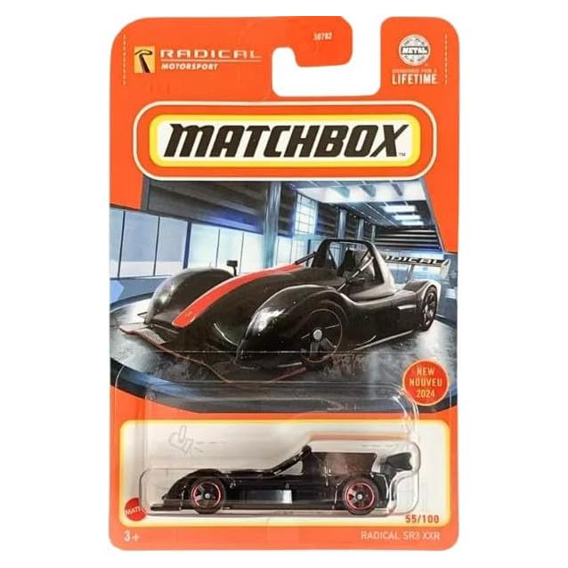 Coche de Fundición Matchbox Radical SR3 XXR Negro 1:64