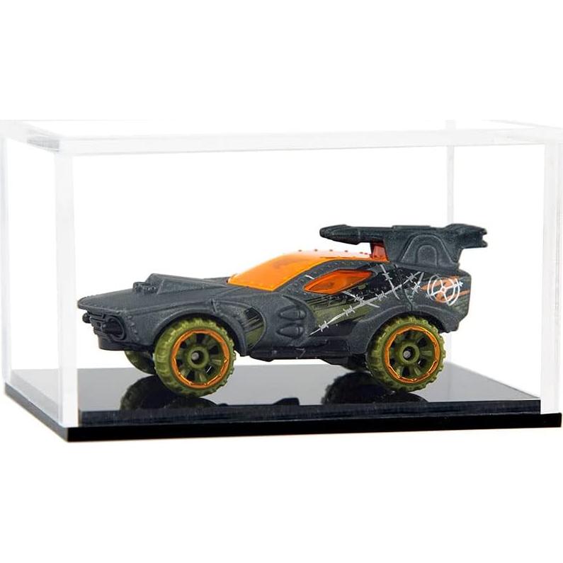 Estuches de exhibición acrílico transparente para Hot Wheels - 2 unidades