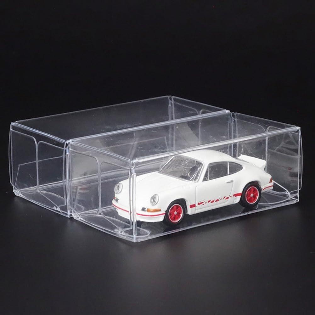 50 Cajas de Exhibición Transparentes 1:64 MANMAOHE para Modelos