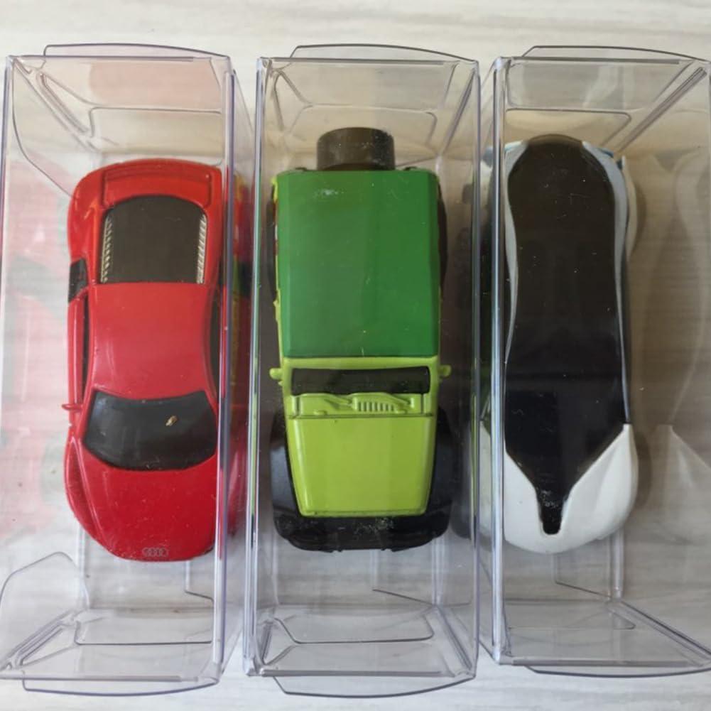 50 Cajas de Exhibición Transparentes 1:64 MANMAOHE para Modelos