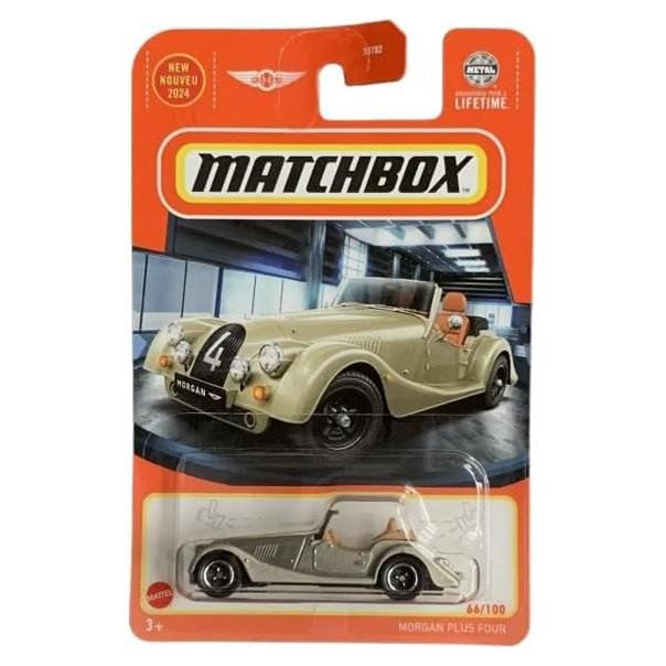 Matchbox Morgan Plus Four Oro 66/100, Coche Fundición 1:64