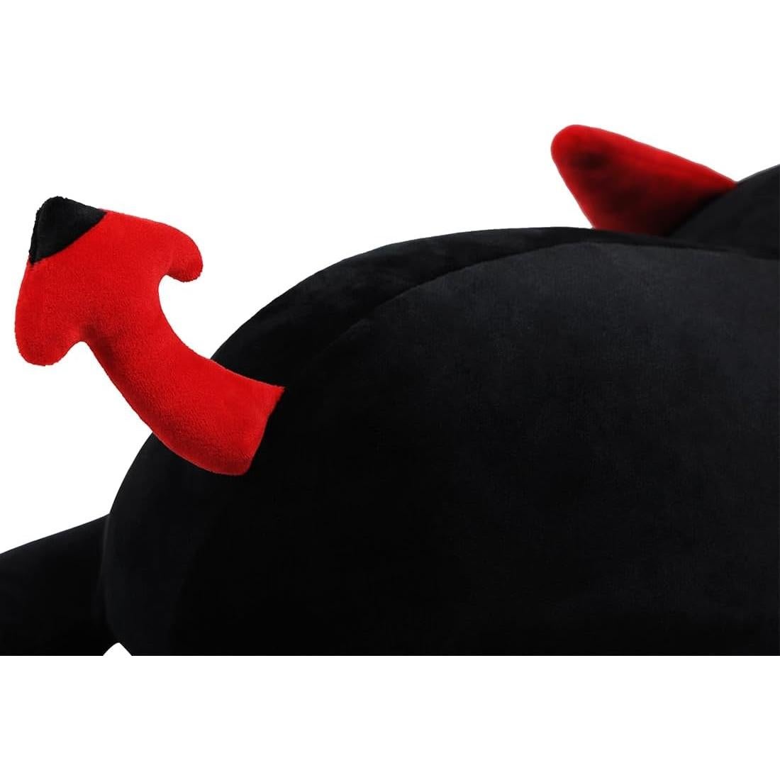 Gato Negro de Peluche SNOWOLF 30 cm Suave y Kawaii