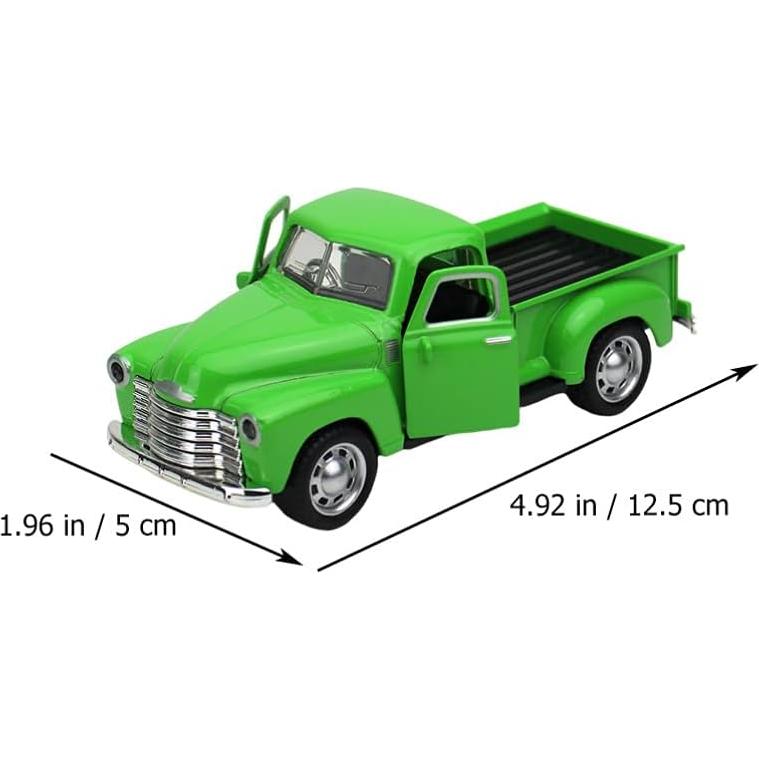 Coche Clásico de Metal Toyvian Pickup Verde 12.5x5x4.7cm