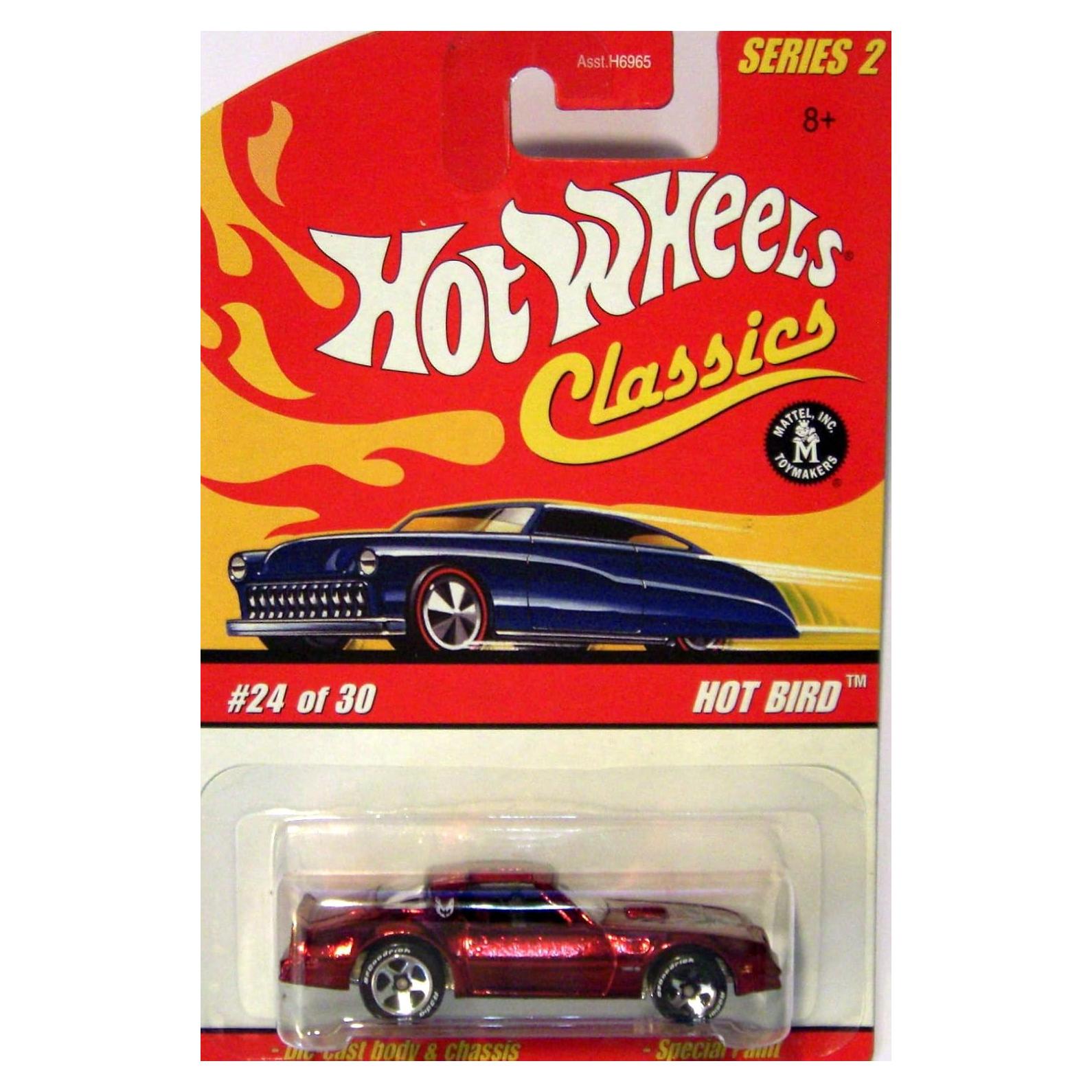 Hot Wheels Hot Bird Rojo Spectraflame 1:64 Escala Coleccionable