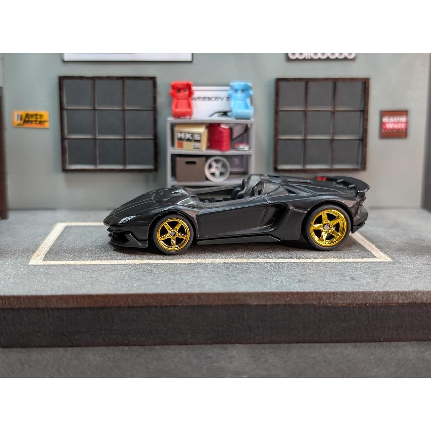 Ruedas de goma progresivas 1:64 - Juego de 10 diseños aleatorios