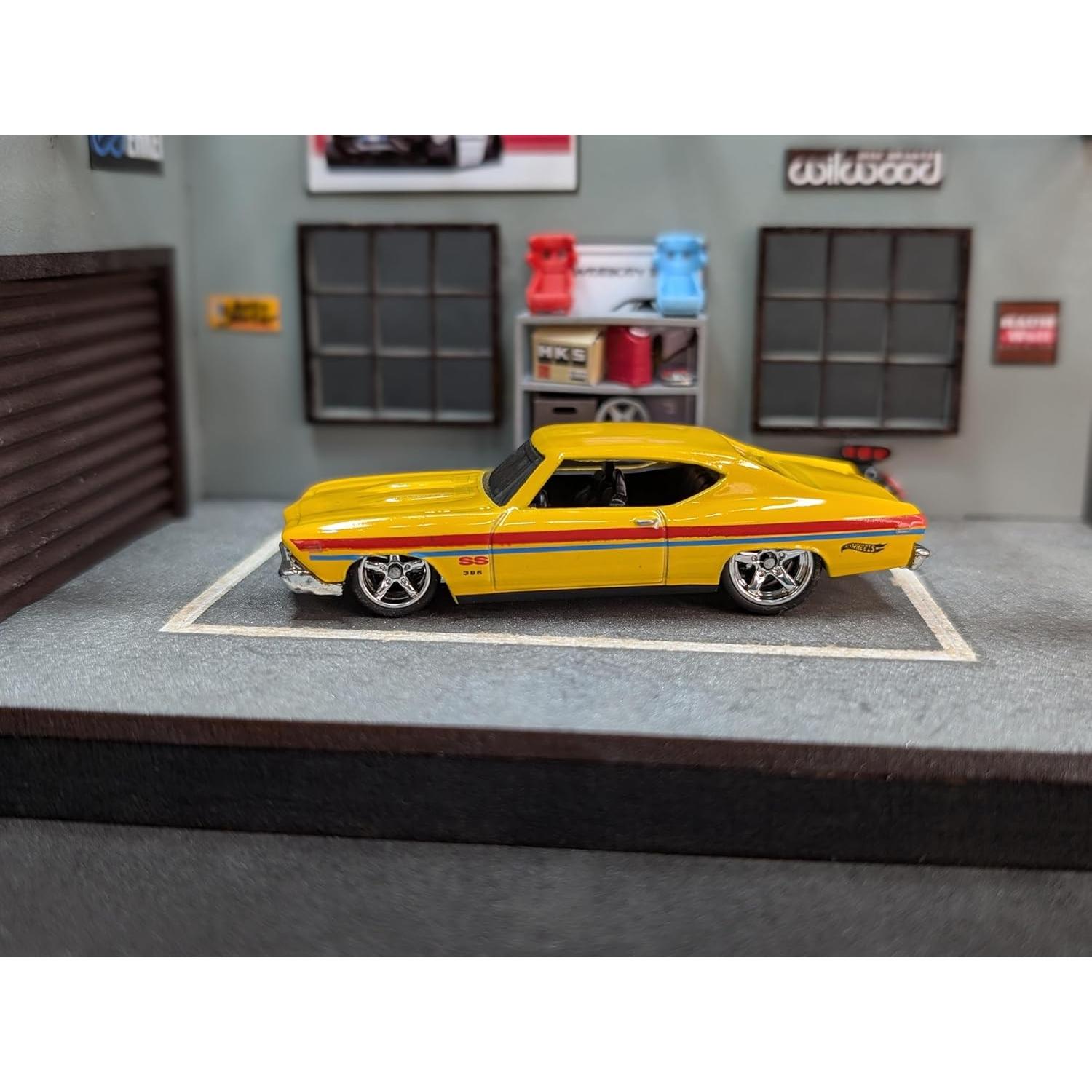 Ruedas de goma progresivas 1:64 - Juego de 10 diseños aleatorios