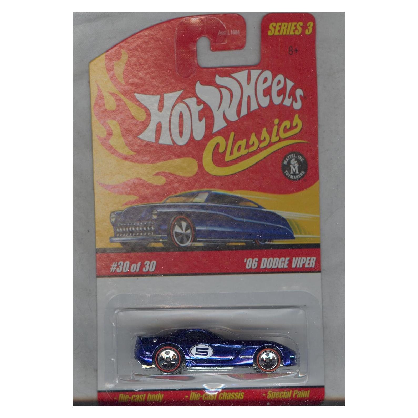 Hot Wheels Clásicos Dodge Viper 2006 1:64 Escala Coleccionable