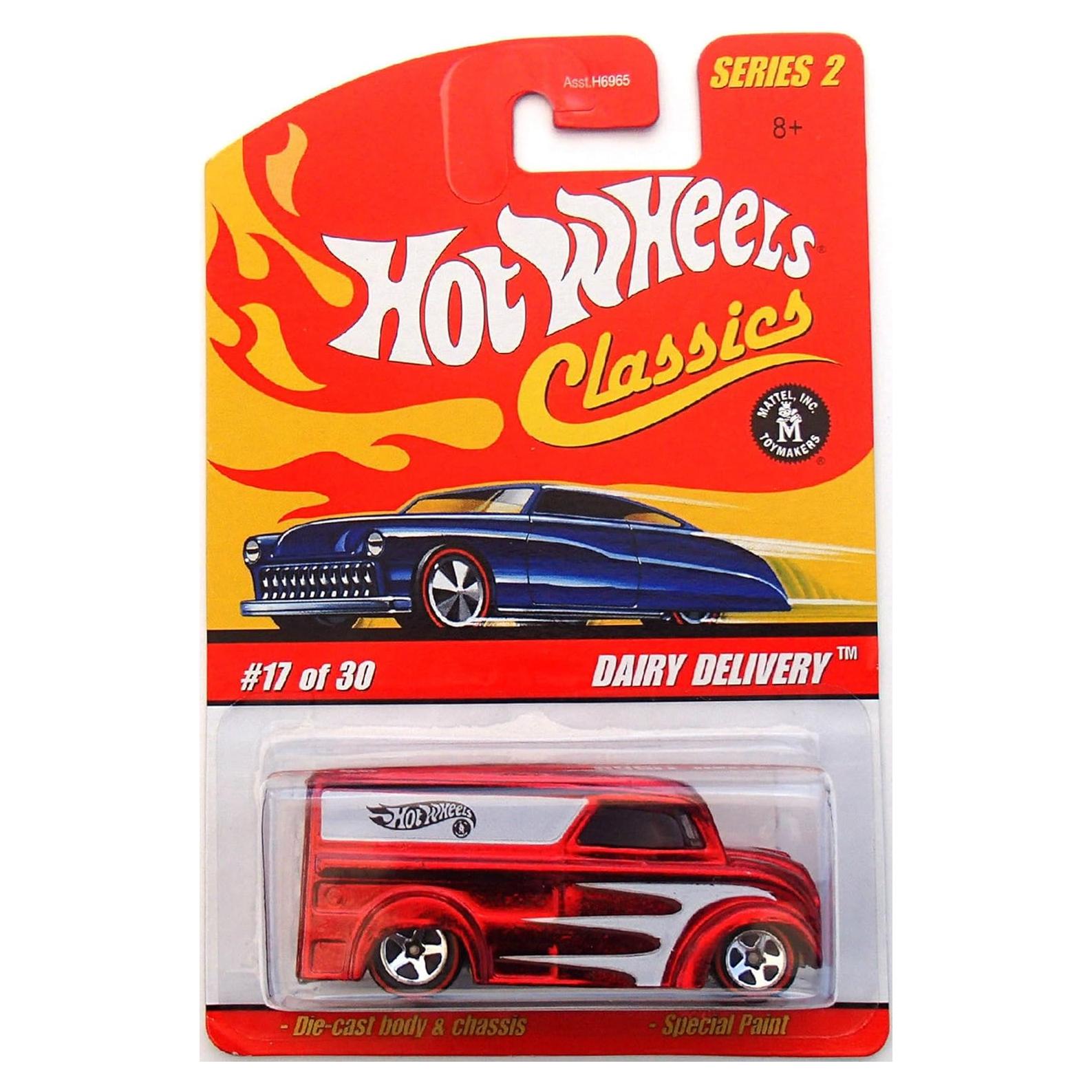 Hot Wheels Clásicos Entrega de Leche Roja 1:64 Mattel