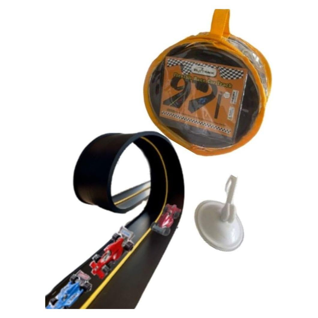 Pista de Carreras Flexible 5.1m con 2 Autos y Ventosa A&H