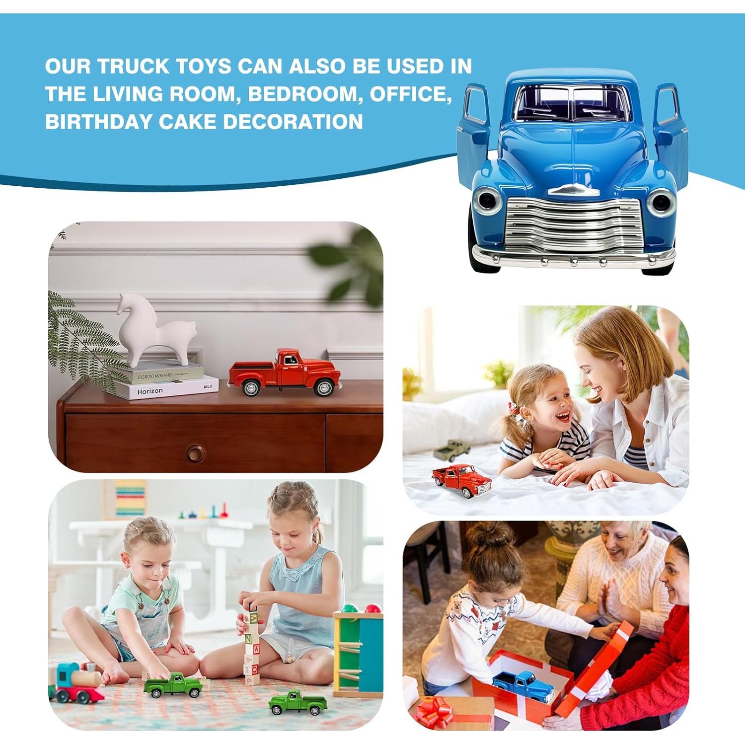 Camión Azul de Juguete AGSIXZLAN 1:32 para Niños 2-8 Años