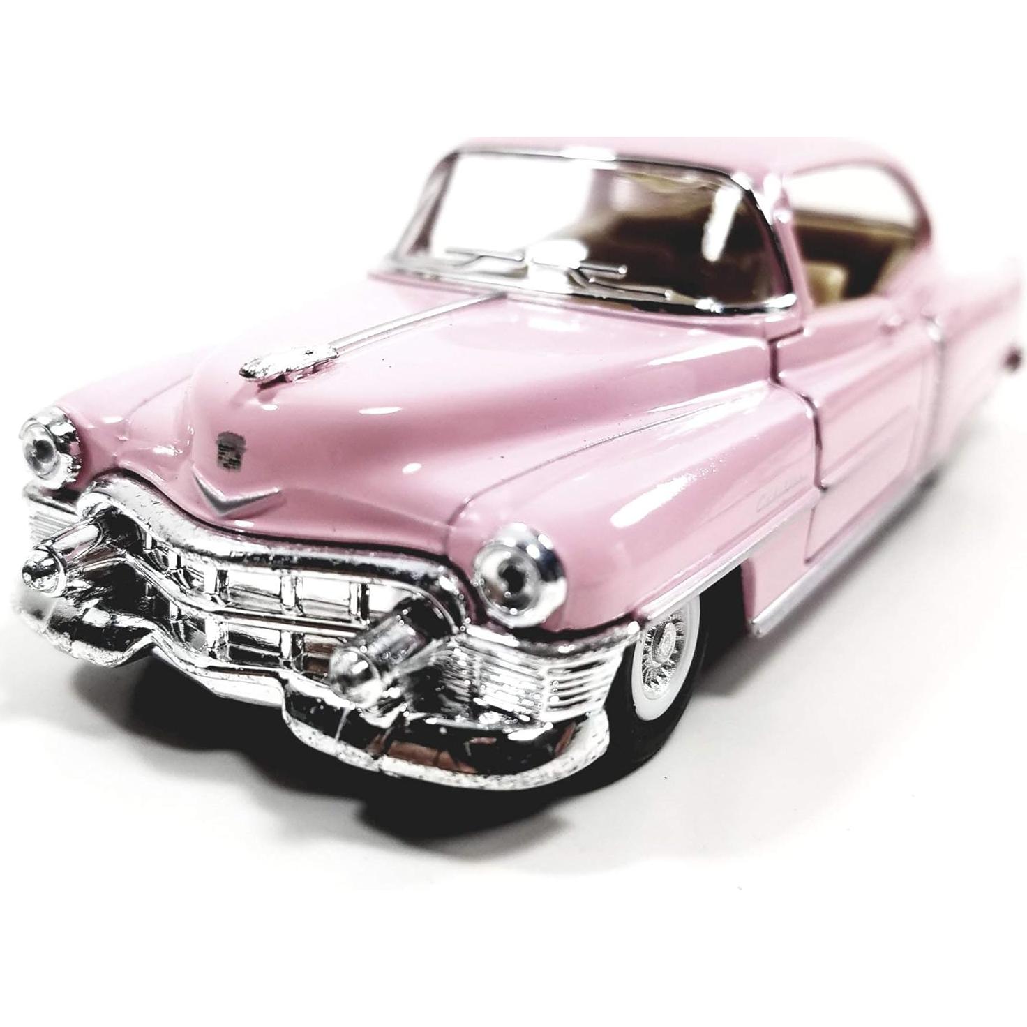 Modelo a Escala 1:43 KiNSMART Cadillac 1953 Rosa 12.7 cm