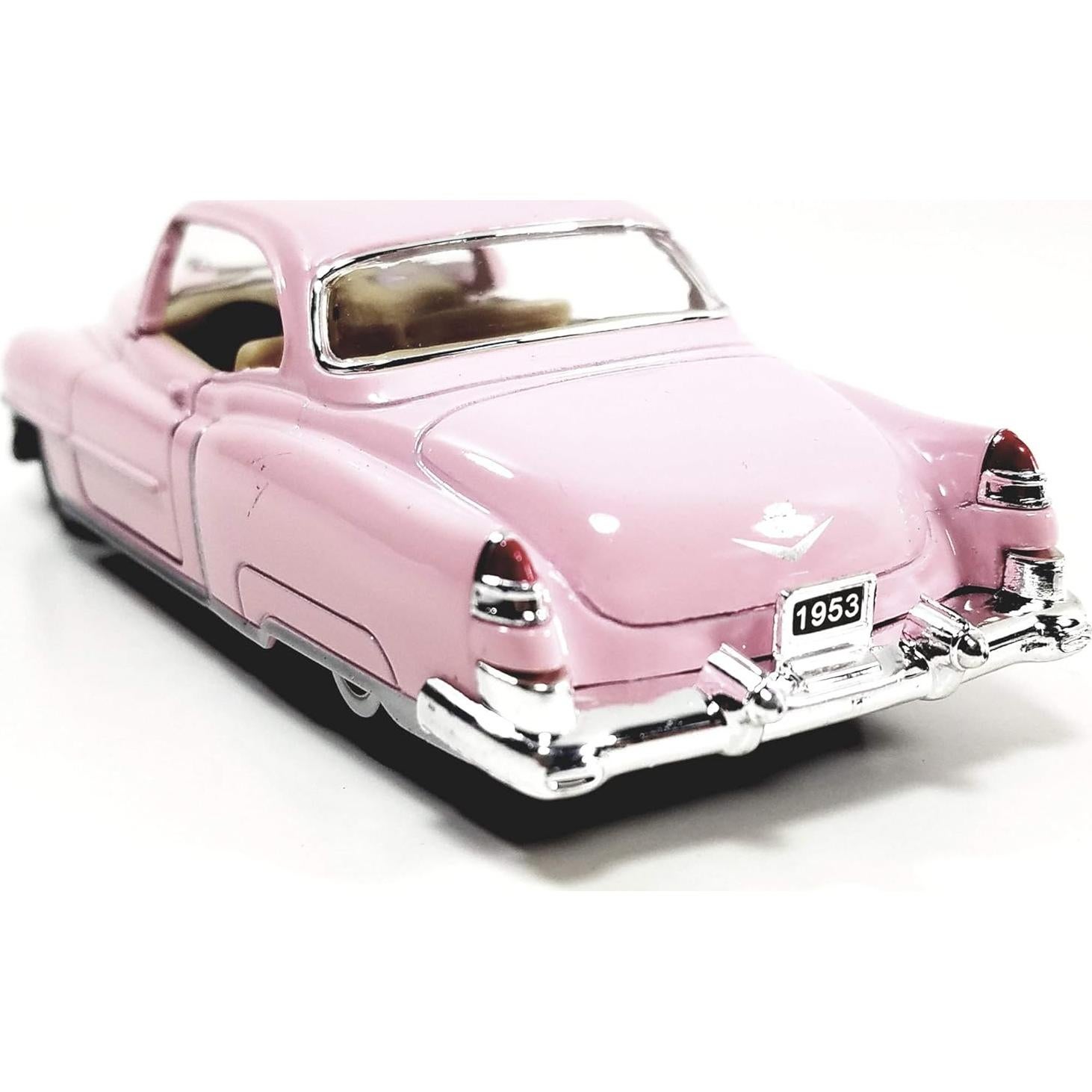 Modelo a Escala 1:43 KiNSMART Cadillac 1953 Rosa 12.7 cm