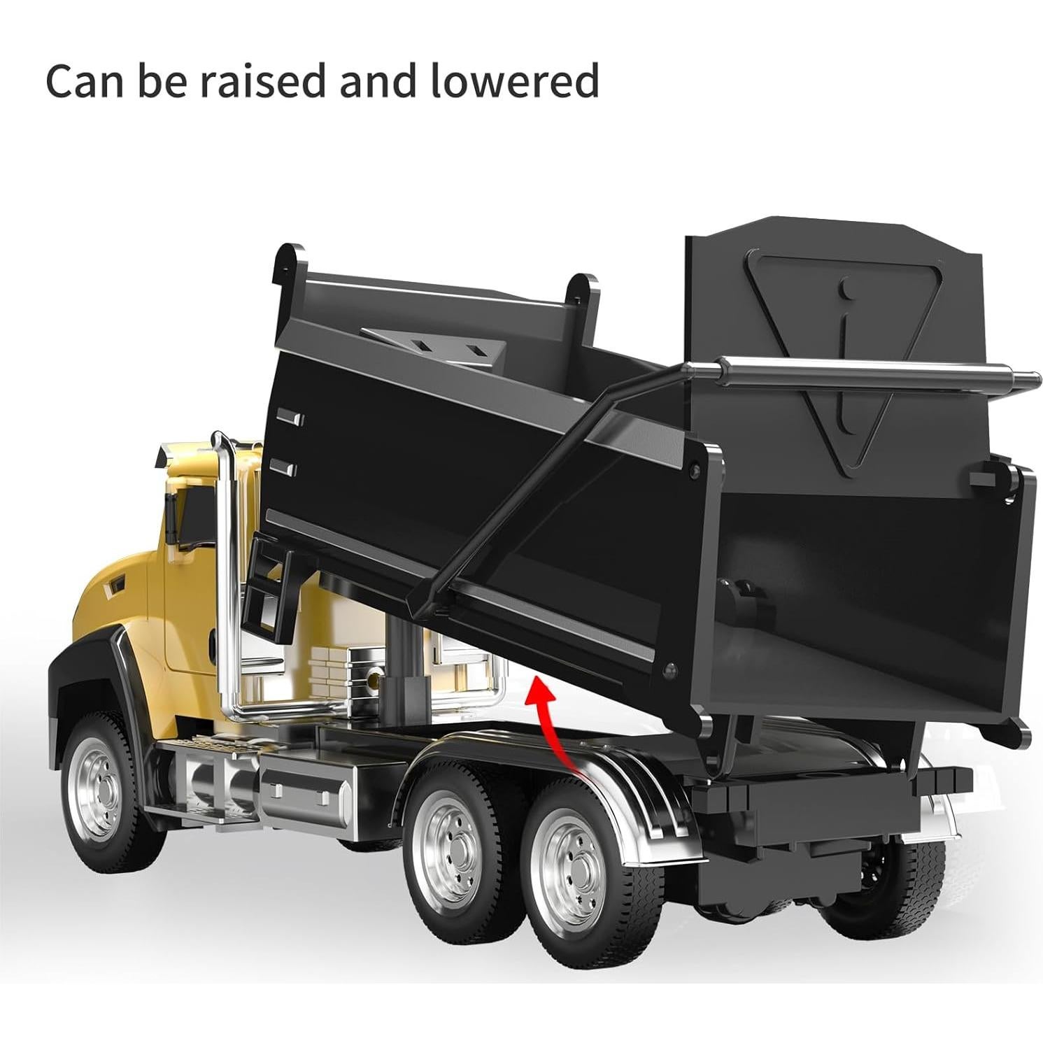 TEMI Paquete 3 Vehículos de Construcción Metal 1:50