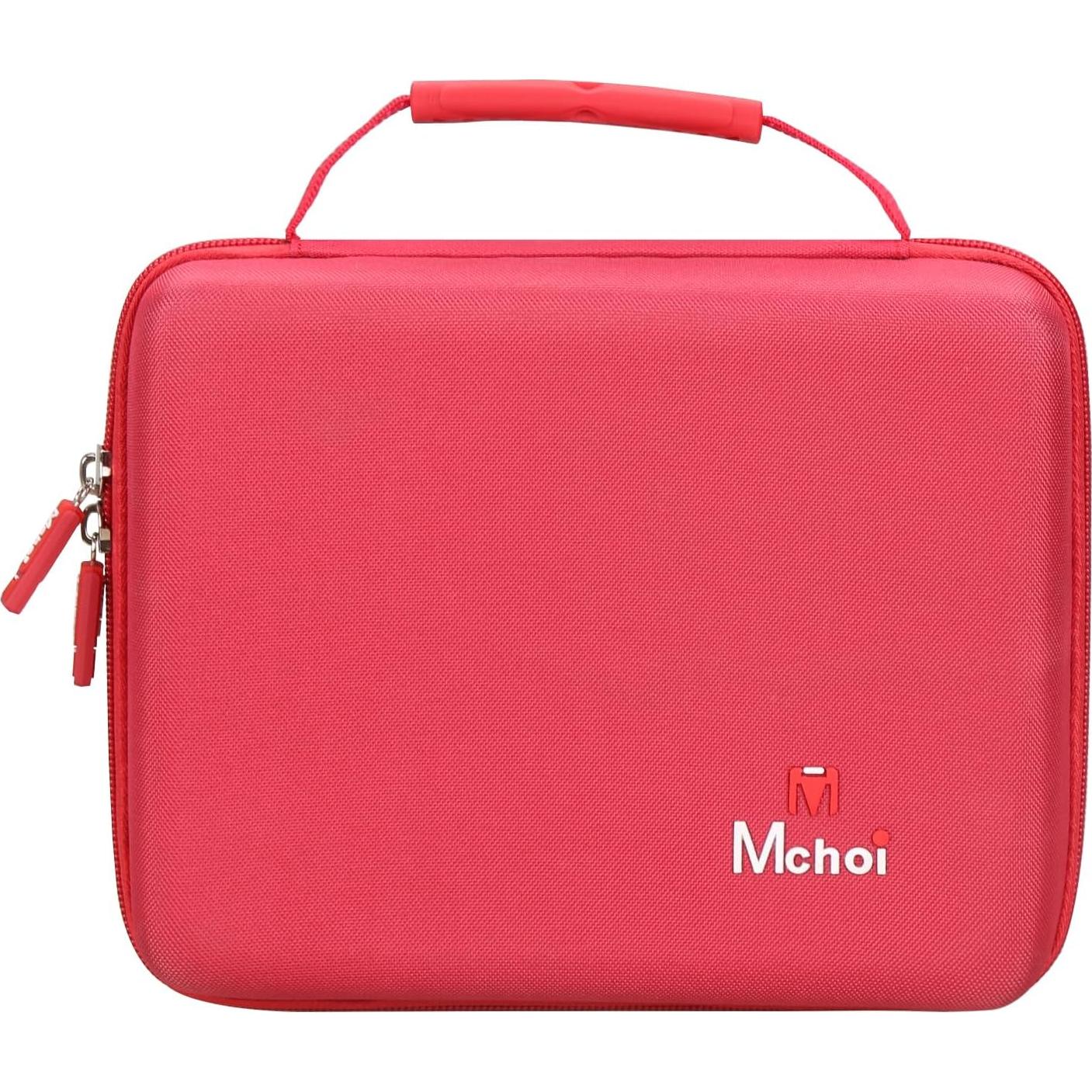 Estuche Mchoi para 20 Autos Hot Wheels - Organizador Rojo