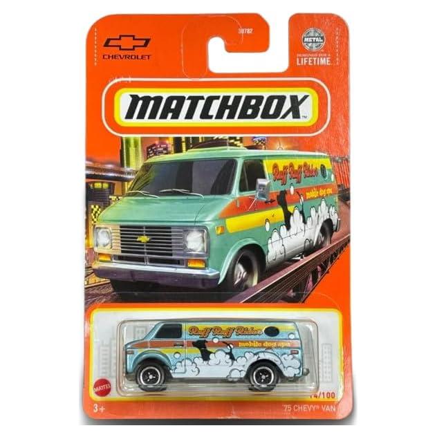 Matchbox 1975 Chevy Van Diecast 1:64 Verde 14/100