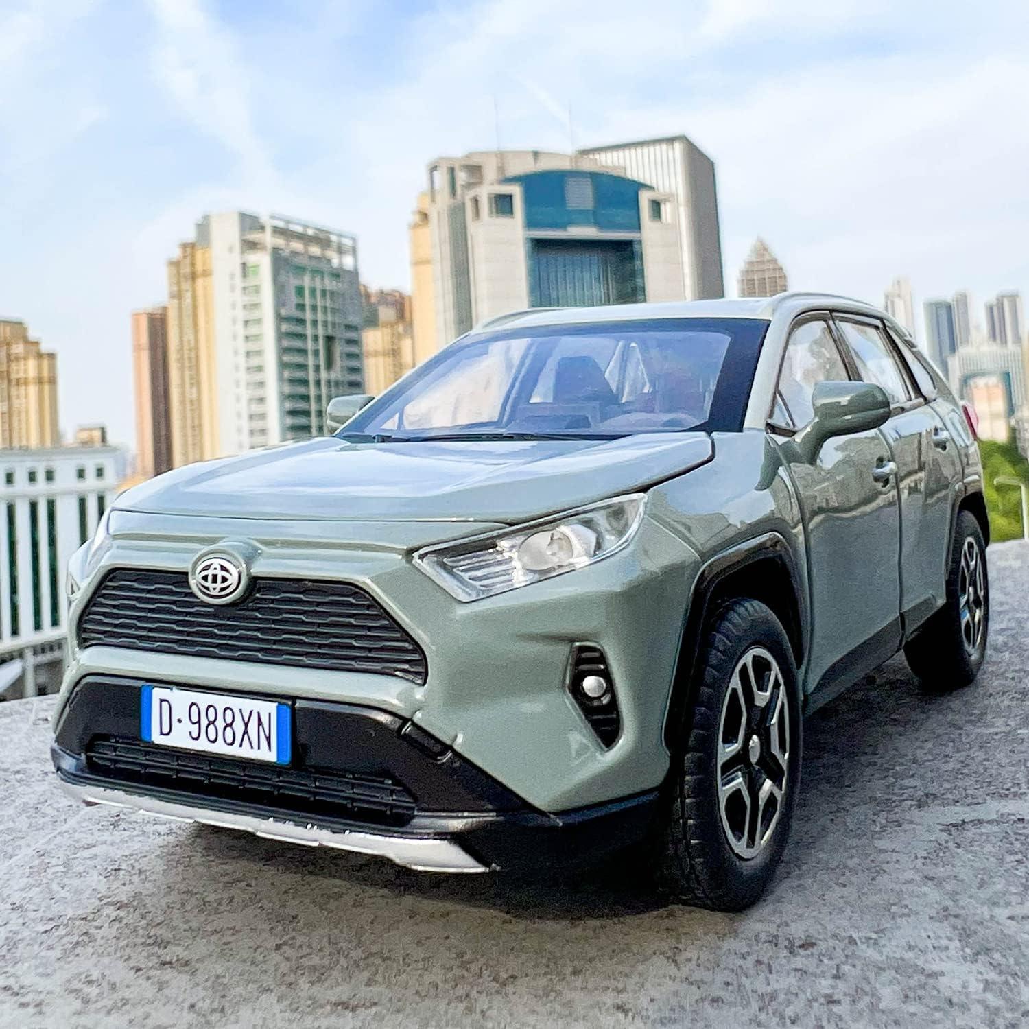 Coche de Juguete RAV4 1:32 WAKAKAC con Luz y Sonido Gris