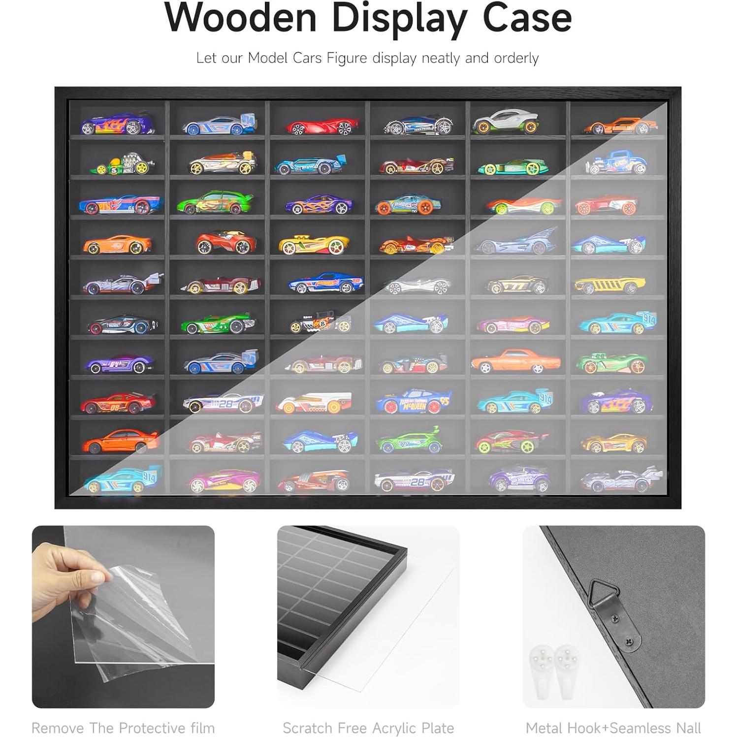 Estante de exhibición de pared DisplayMore para coches 1/64