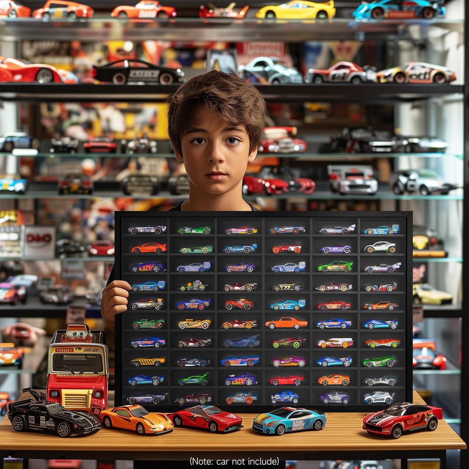 Estante de exhibición de pared DisplayMore para coches 1/64