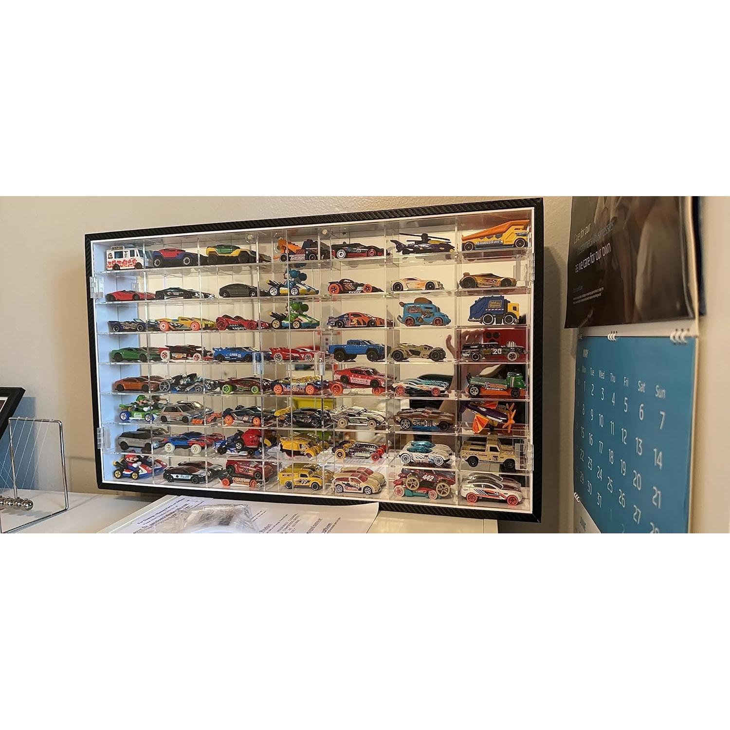 Estante de Exhibición para Coches de Juguete 1/64 DisplayGifts - 56 Slots