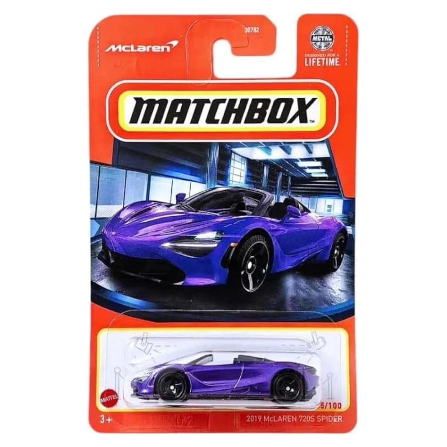 Matchbox McLaren 720S Spider Púrpura 1:64 Edición Limitada