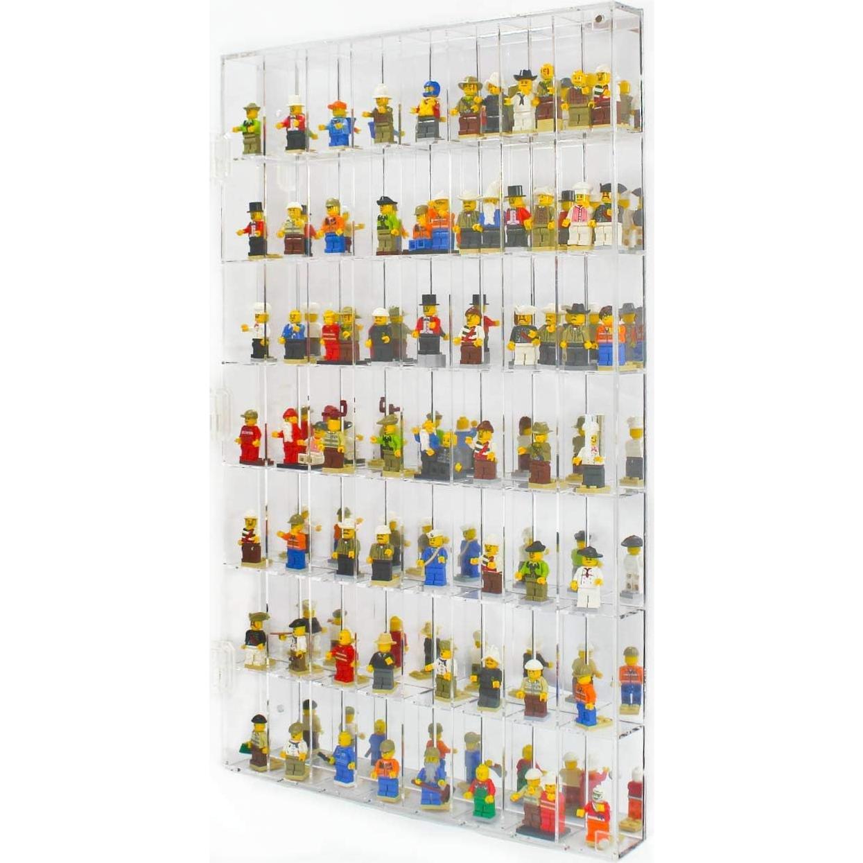 Estante de exhibición DisplayGifts 56 compartimentos 1:64