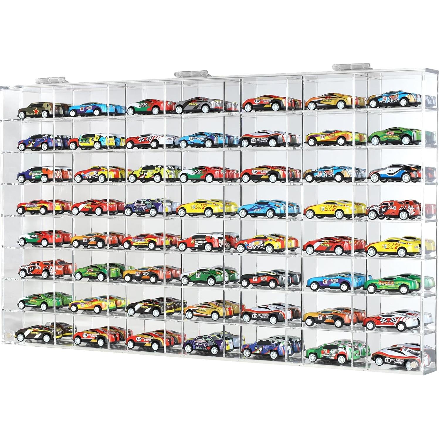 Estante de exhibición DisplayGifts 56 compartimentos 1:64