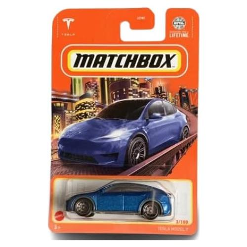 Matchbox Tesla Model Y 1:64 Escala Azul Edición Limitada