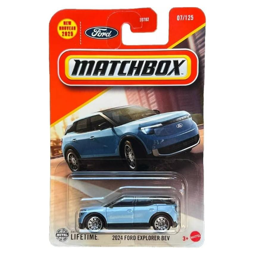Coche de Fundición Matchbox Ford Explorer BEV 2024 Azul 1:64