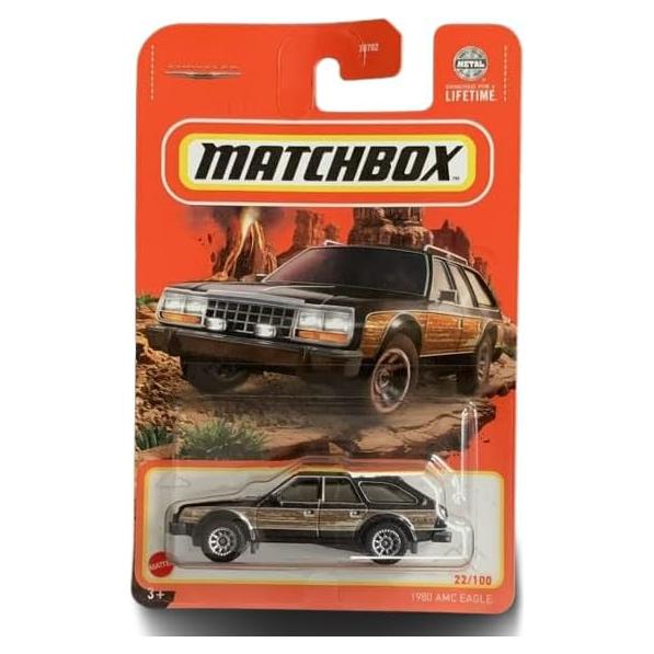 Coche Diecast Matchbox 1980 AMC Eagle Negro 1:64