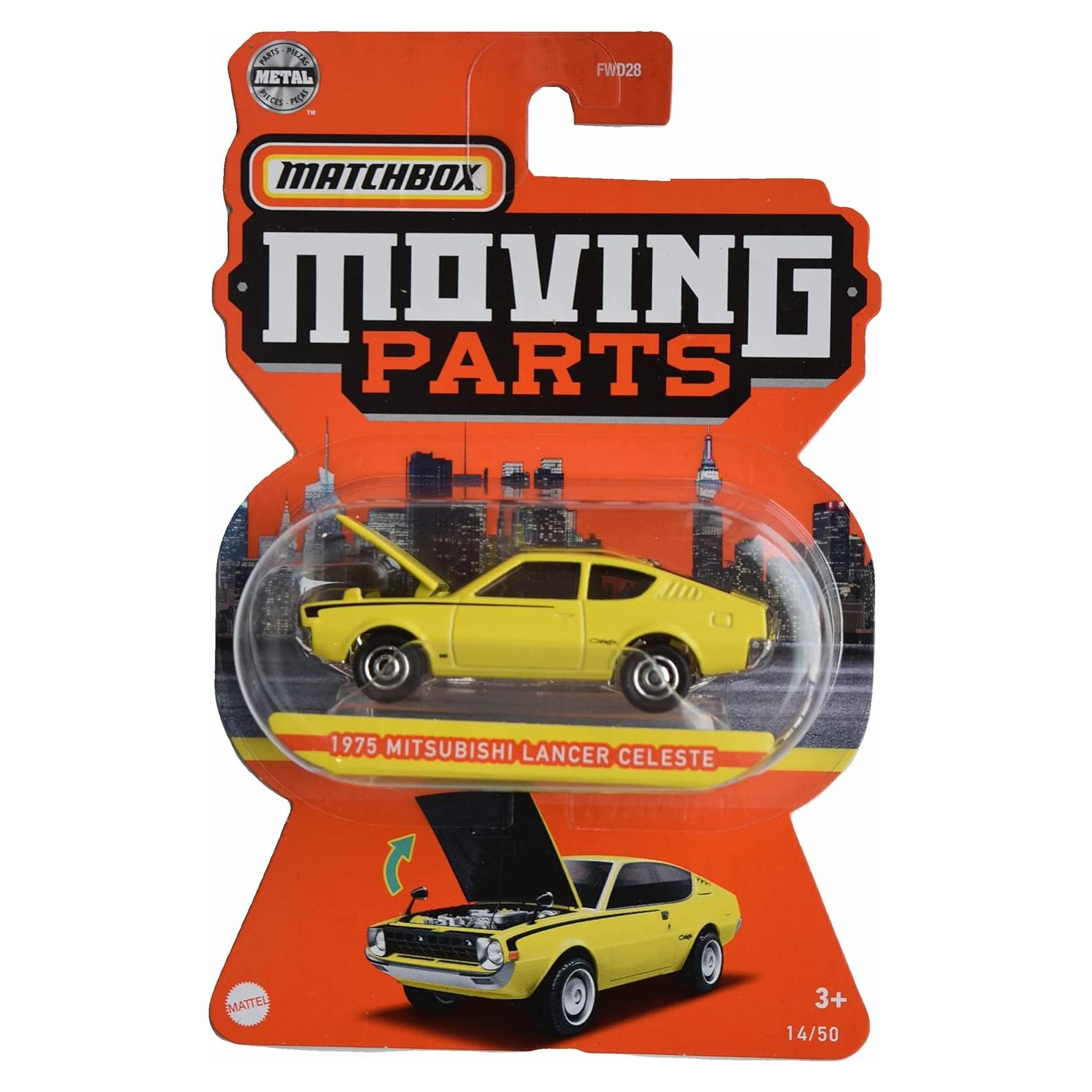 Matchbox Mitsubishi Lancer Celeste 1975 Escala 1:64 Coleccionable