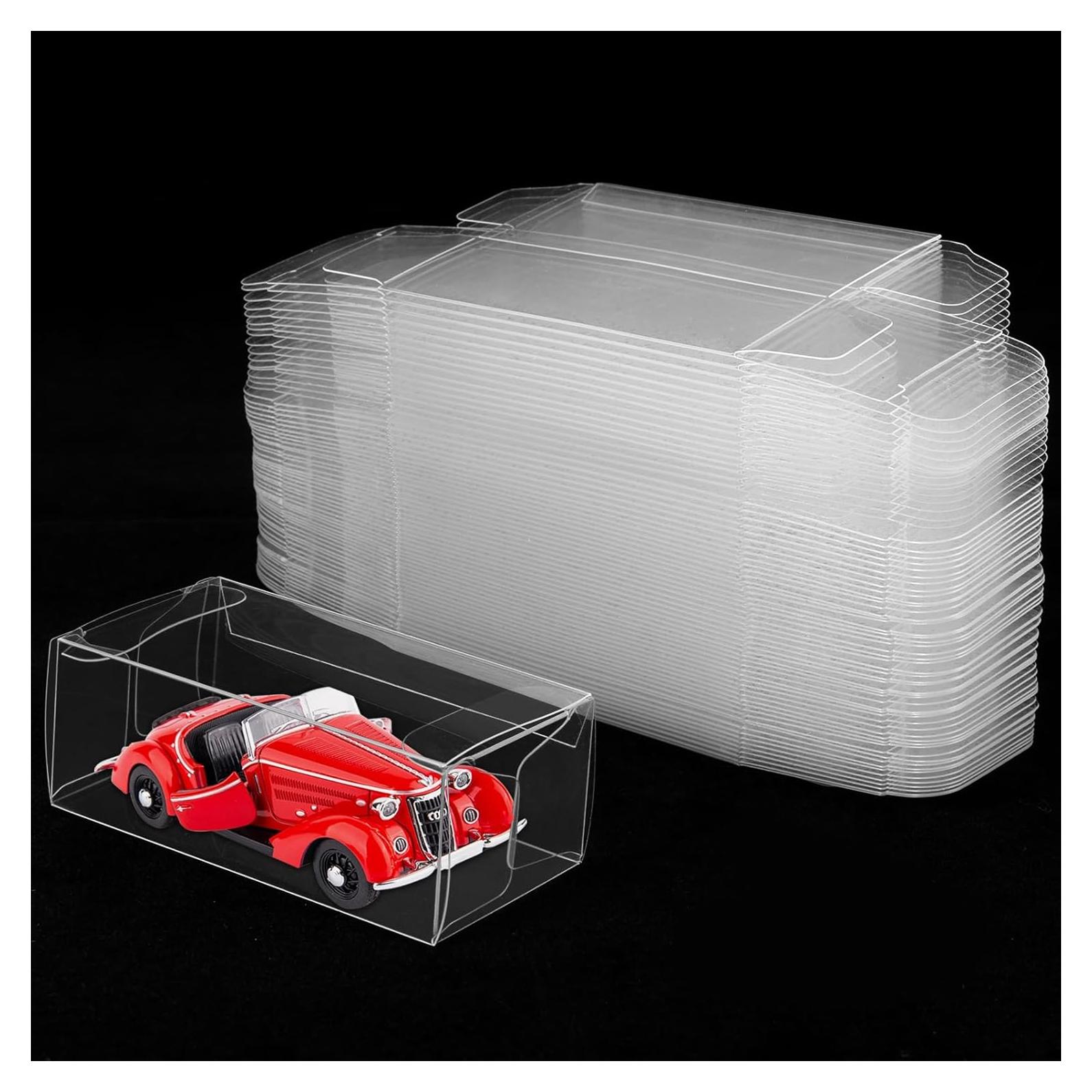 120 Cajas de Exhibición Transparentes 1/64 Hlimior para Modelos