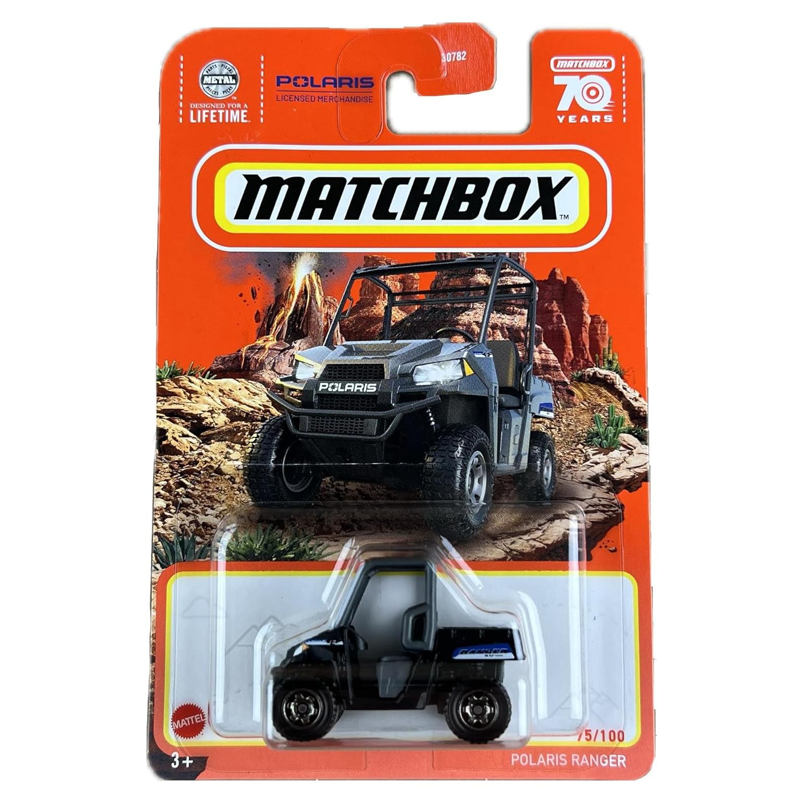 Matchbox Polaris Ranger Negro 75/100 - HLC56 - 11x11x4 cm