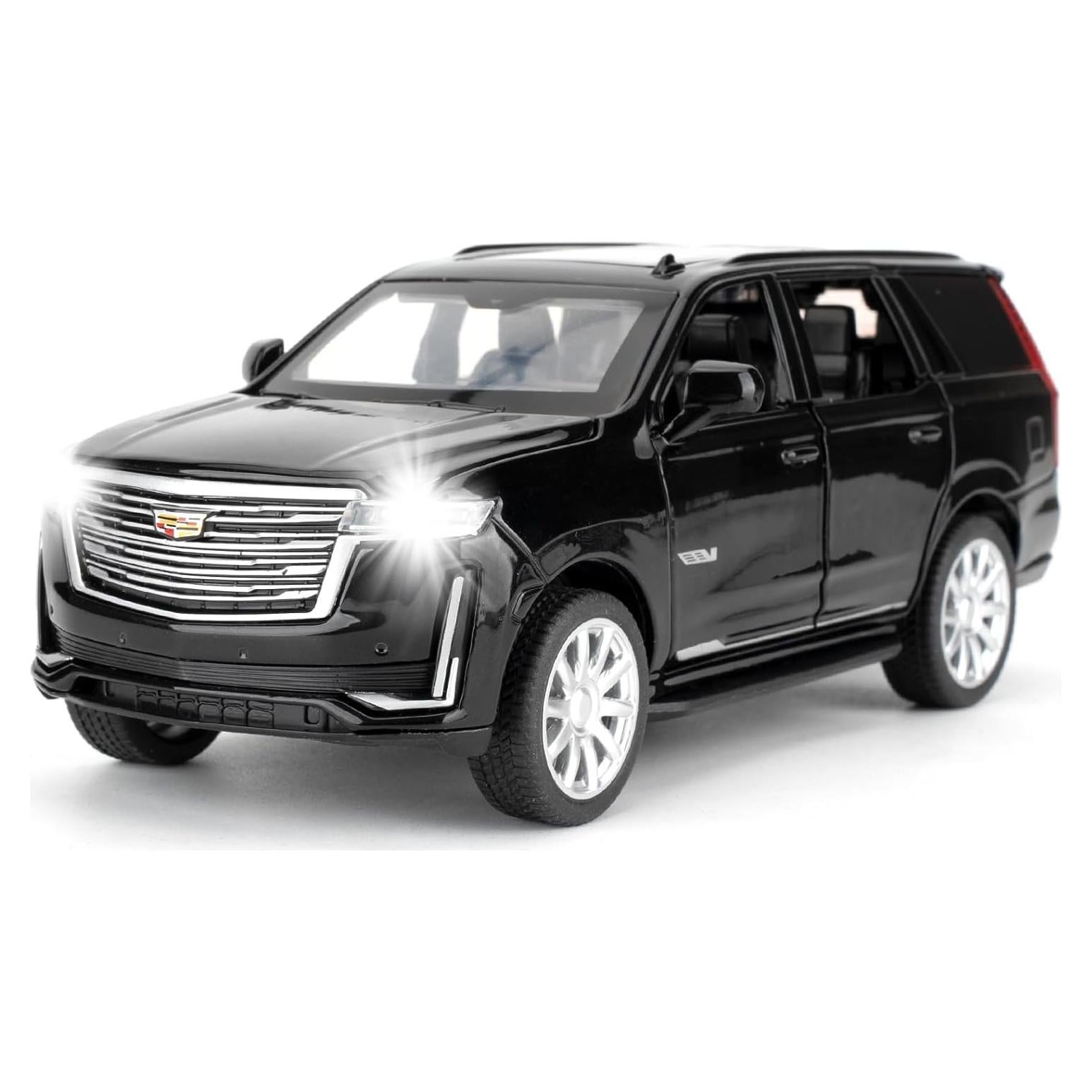 Coche a Escala 1:32 LOVEPOSELY Escalade Diecast con Luz y Sonido