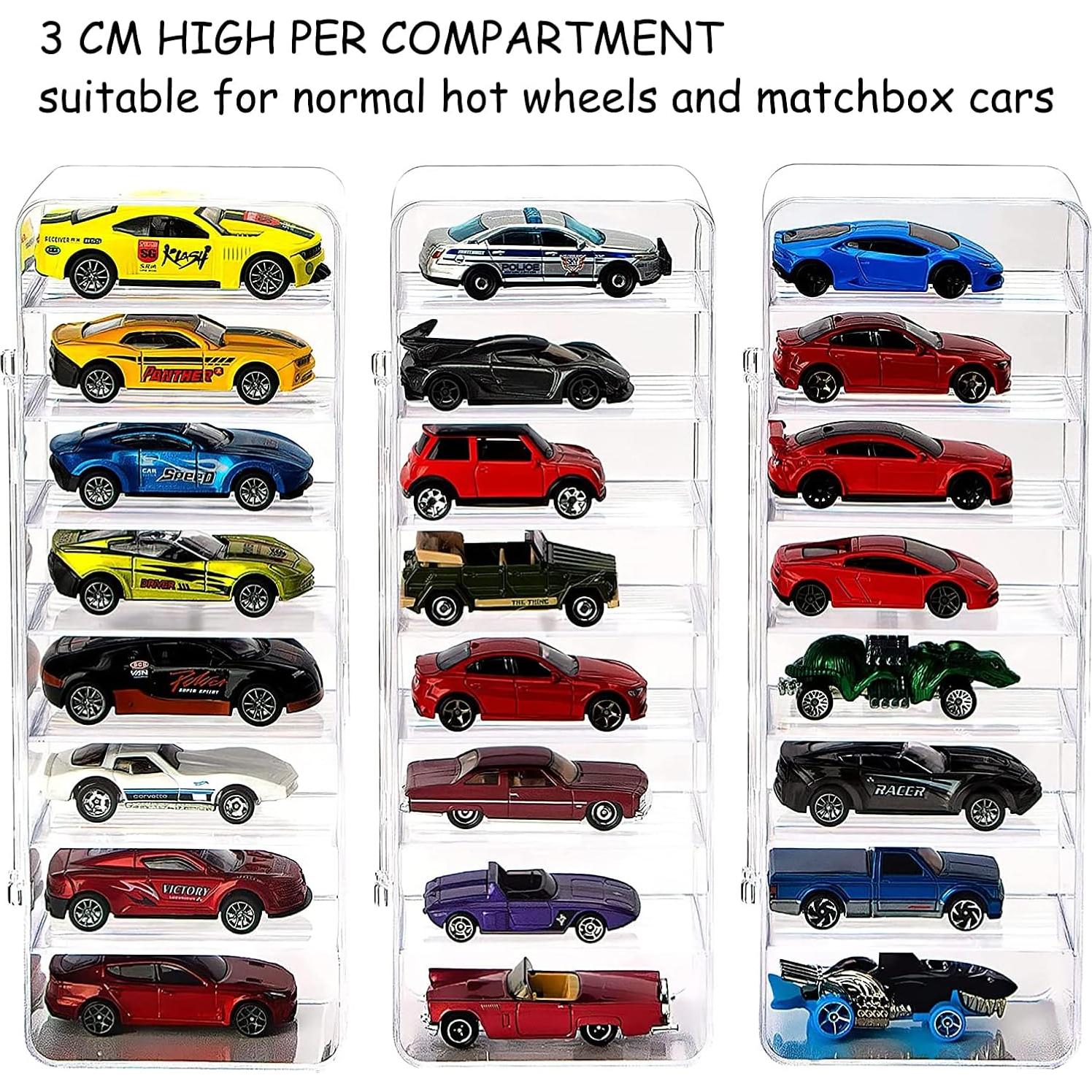 Estuche de Exhibición KISLANE para 24 Coches de Juguete Acrílico