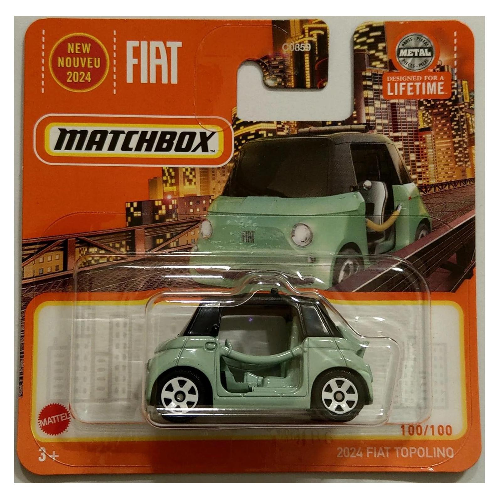 Coche de Juguete Matchbox Fiat Topolino Verde Claro 2024