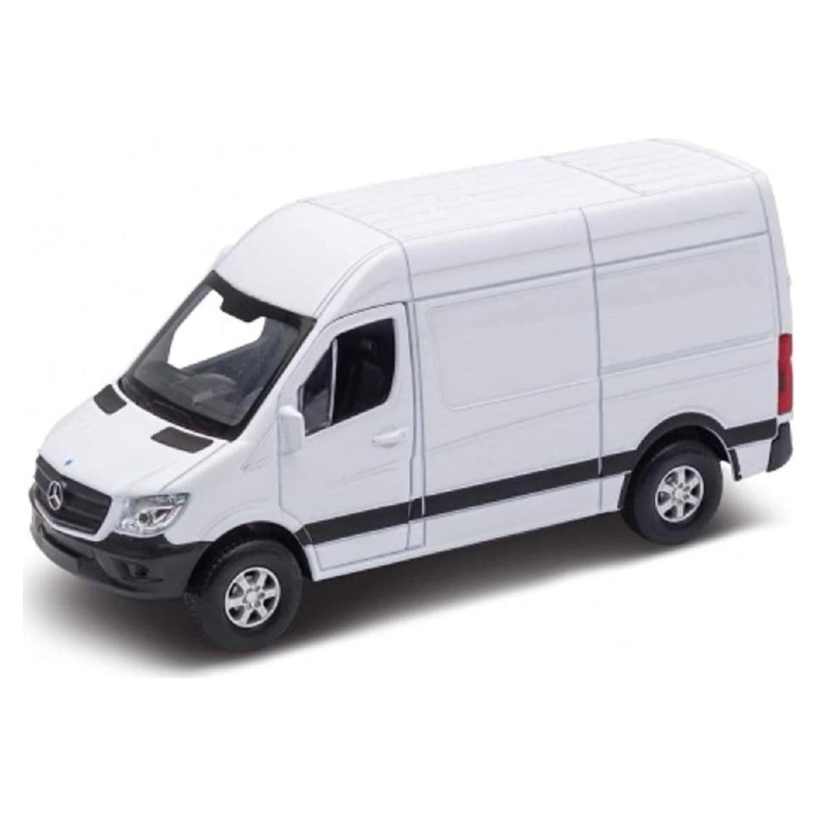 Modelo Metal Fundido KiNSMART Mercedes-Benz Sprinter 1:48 Blanco