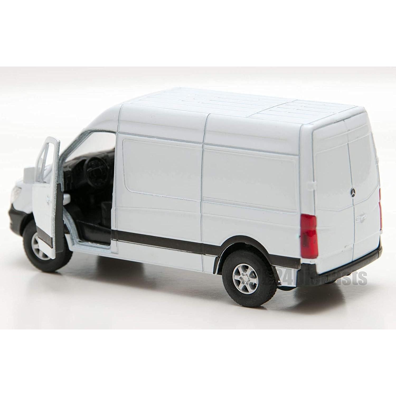 Modelo Metal Fundido KiNSMART Mercedes-Benz Sprinter 1:48 Blanco