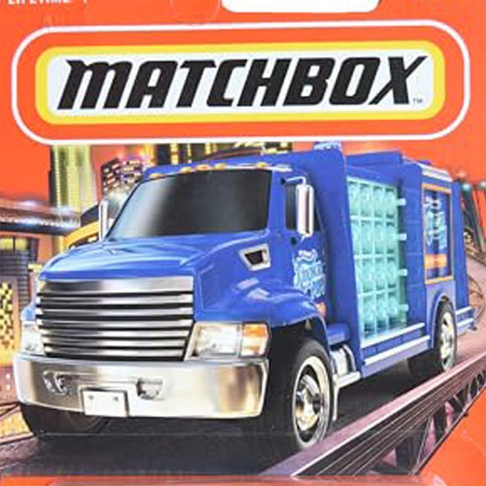 Camión Matchbox Aqua King Azul 57/100 Metal Fundido 1:64