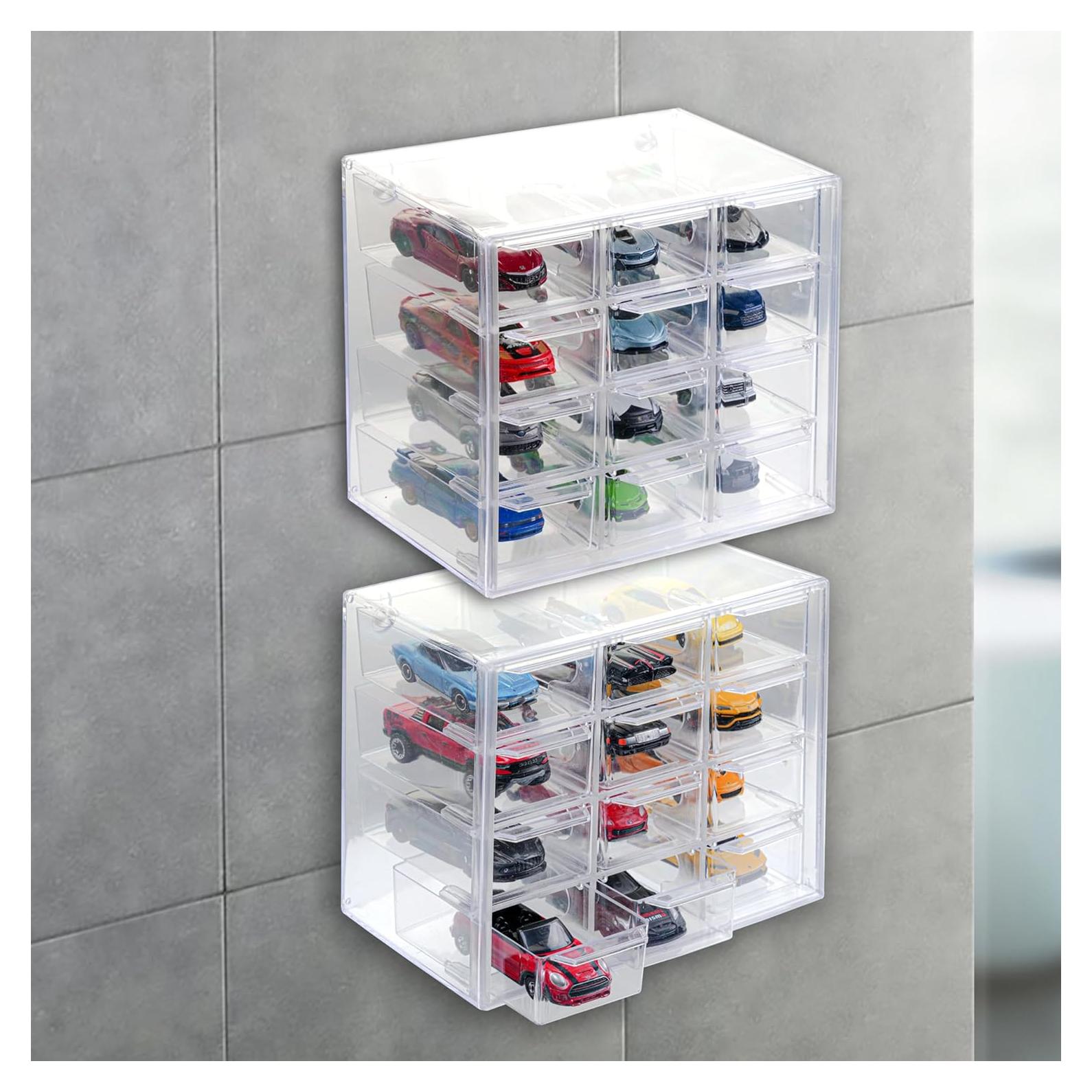 Caja de Almacenamiento KASTUN para 24 Hot Wheels y Matchbox