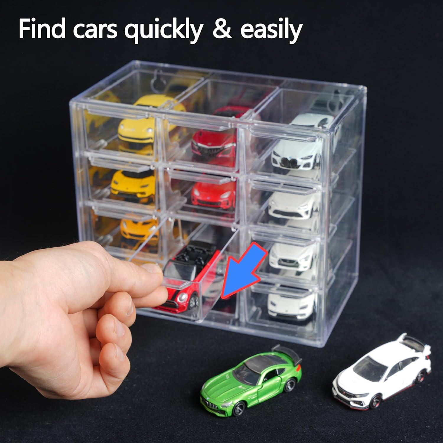 Caja de Almacenamiento KASTUN para 24 Hot Wheels y Matchbox