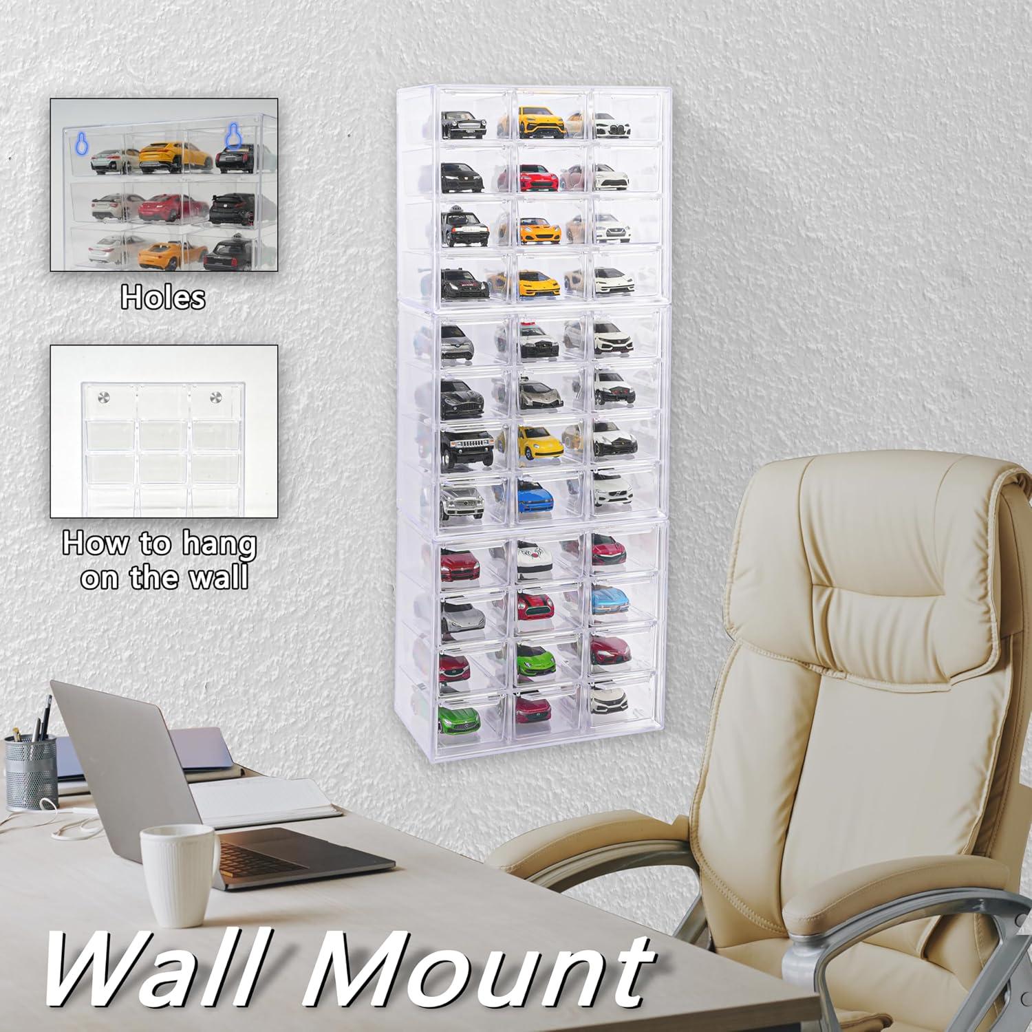 Caja de Almacenamiento KASTUN para 24 Hot Wheels y Matchbox