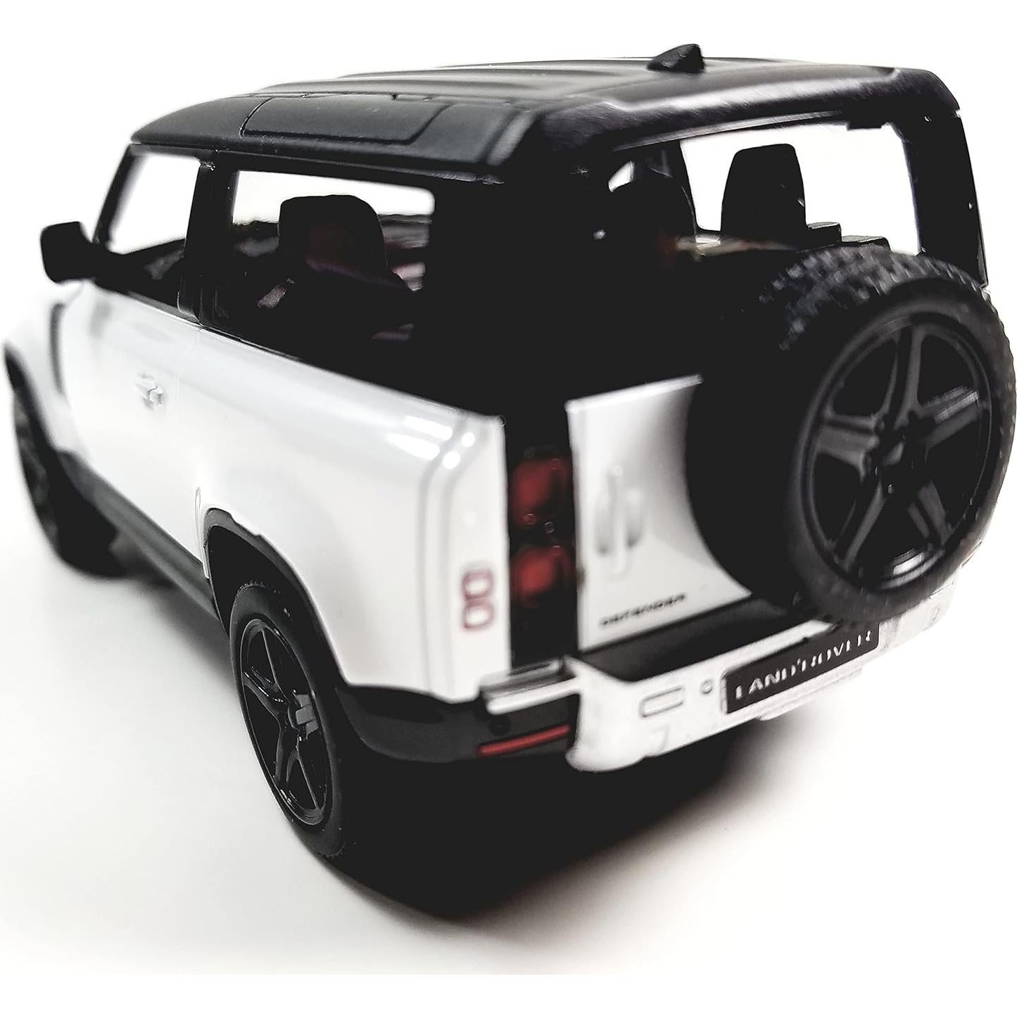 Modelo de Metal Fundido KiNSMART Land Rover Defender 90 12.7 cm